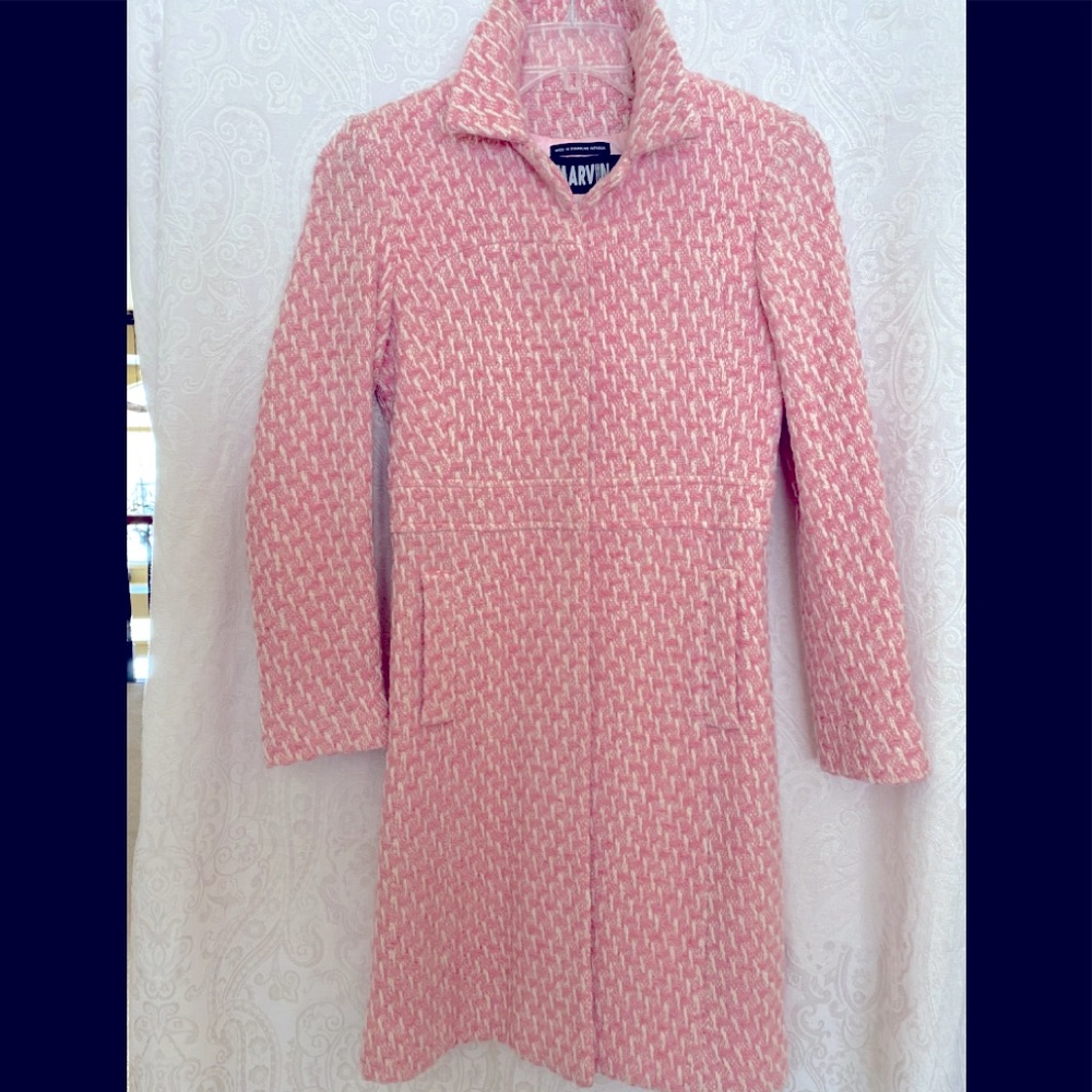 Marvin Richards Pink and Cream Coat